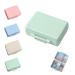 2023 New Daily Pill Organizer 9 Compartments Portable Sealed Pill Box Travel Pill Organizer Waterproof Design Pill Box for Wallet Pocket to Hold Vitamins Cod Liver Oil & Medications (G-1PC-Green)