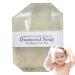 Savon fait la main en forme de pierre pr cieuse savon aux pierres pr cieuses Barres de savon faites la main avec feuille d or - Hydratant nettoyant savon parfum aide adoucir la peau