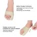 Adjustable Bunion Pads Brace - Toe Straightener & Corrector Sleeve - 3PCS Bunion Splints - Size M (35-39) - Leg & Foot Supports - Buy Online on GoSupps.com