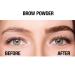 Palladio Soft Brown Brow Powder - Natural Eyebrow Makeup with Jojoba Oil & Shea Butter | Compact Travel Size + Brush Included - Buy Online on GoSupps.com