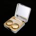 EVTSCAN Portable Square Contact Lens Case - Marble Gold Soaking Case for Travel & Storage - Buy Online on GoSupps.com