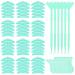 Silicone eyelashes permanent wave curlers taizer 72 pieces permanent wave pad y shape eyelash brushes reusable eyelashes permanent wave silicone pads 5 sizes eyelash lift sticks make -up beauty tool