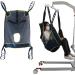 Compatible Mesh Full Body Sling with Commode Opening Patient Aid Full Body Mesh Commode Patient Lift Sling Polyester Slings - Large 500 Lb. (230 Kg) Max
