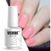 Vishine Nail Gel Polish 15ml Soak Off Nail Gel Polish Nail Art Manicure Salon DIY at Home Long-lasting Gel Color - Peachy Pink 0.5 OZ - Buy Online on GoSupps.com