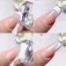 Buy Nail Stamp for French Nail Design - 4.2 cm Transparent Silicone Nail Art Stamper with Lid - DIY Manicure Tool for Perfect Nail Decor - Buy Online on GoSupps.com