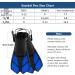 Sugaroom Blue Swim Fins - Adjustable Open Heel Diving Flippers for Adults and Kids - Includes Mesh Bag - Ideal for Snorkeling, Lap Swimming, and Scuba Diving - L/XL Size - Buy Online on GoSupps.com