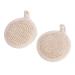 FOMIYES 2pcs Bath Towel Body Exfoliating Cloths Shower Loofah Pad Natural Dish Sponge Body Sponge Bubble Making Towel Sponges for Body Loofah Face Pads Numb The Ball