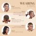 MYKURS Adjustable Velvet Wig Grip Headbands for Women - Non-Slip Brown (4 PCS) - Buy Online on GoSupps.com