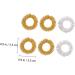 Solustre 10-Pack Finger Massage Rings - Fidget Toy for Stress Relief & Sensory Play Carbon Steel Mini Massage Device - Buy Online on GoSupps.com