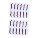 TOVINANNA 12 Pairs Eyeliner Double Eyelid Patch Black Eyeliner Matte Waterproof Long Lasting Charcoal Double Eyelid Tape Brown Invisible Eyeline Strips Multi