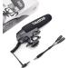 Takstar SGC-600 Shotgun Microphone - Professional Camera Microphone for iPhone, Smartphone, Nikon, Canon, Sony DSLR, Camcorder - with Windscreen, Shock Mount - 3.5mm Stereo Audio Jack - Buy Online on GoSupps.com