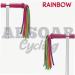 ABSOAR Kids Bike Streamers - 2 Pairs, 18 Bands, Rainbow Colors - Handlebar Tassel Ribbon for Girls & Boys - Perfect for Bicycles and Scooters - Buy Online on GoSupps.com