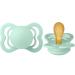 BIBS Supreme Baby Pacifiers | BPA-Free Natural Rubber Pacifier | Made in Denmark | Set of 2 Soothers (Nordic Mint  0-6 Months)