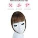 BUYOGET Clip in Fringe Human Hair Extension Medium Brown Straight Remy Fringe Clip on Bangs Hair Clip for Women Girls #4 Medium Brown - Buy Online on GoSupps.com