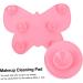 SOESFOUFU 1pc Silicone Scrub Pad Makeup Brush Cleaning Scrubber Lip Brush Silicone Makeup Applicator Cosmetic Makeup Brush Scrubber Accessories Silica Gel With Suction Cup Pink 23X17cm Pink - Buy Online on GoSupps.com
