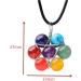 1PC Natural Stone Pendant Colorful Amethyst Agate Mineral Jewelry Seven Chakras Quartz for Men Women Crystal Gift (Color : 1PC) - Buy Online on GoSupps.com