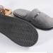 Buy Tianmao 5 Pairs Coral Fleece Closed Toe Hotel Slippers | Universal Size Gray | Perfect for Spa Parties & Travel - Buy Online on GoSupps.com