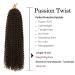Passion Twist Hair - 7 Packs 18-Inch Water Wave Hair Extensions for Bohemian Styles | YDDM Crochet Hair - Buy Online on GoSupps.com