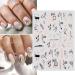 9 Sheets Rose Gold Nail Art Stickers - 3D Self-Adhesive Decals for Luxury Nail Decoration - Buy Online on GoSupps.com