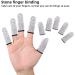 ZEPOHCK 10 Pcs Cut Resistant Protection Finger Cots Finger Sleeve Finger Cover Life Extender for Kitchen Work Sculpture Anti-Slip Reusable - Buy Online on GoSupps.com
