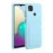 Tivenfezk Nadoli Silicone Case for Xiaomi Redmi 10a Ultra thin shockproof scratch -resistant wallet soft TPU protective cover mobile phone case with credit card holder Xiaomi Redmi 10a blue