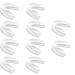 Moldable Mouth Guard Sweeethome 10 Pack Mouthguards for Adults Tooth Protector Clear Sports Moldable Athletic Mouthguard for Boxing Taekwondo Fit for Any Mouth Size (10 pcs)