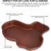 tongfeng Large Snake Water Bowl - Reptile Bathing Pool With Ramp And Basking Platform - Aquarium Ornament For Turtle Bearded Dragon Gecko For Backyard Balcony Yard No Drainage - Buy Online on GoSupps.com