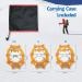 Kids Ice Cleats - Stainless Steel Traction Cleats for Hiking Boots & Shoes - Anti-Slip Snow Grips & Micro Spikes for Ice Fishing, Walking, Hiking & Climbing - Orange - Size S(1.5-4) - Buy Online on GoSupps.com