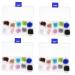 FRCOLOR 4 Boxes Nail Set Magnets Puff Nail Charms Nail Tech Must-Haves Nail Fluffy Balls Nail Pom Manicure Accessories Fluffy Nail Pendant Velvet Decorations Removable 3D