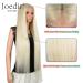 Joedir 91cm Lace Front Wig for Women - Super Long Light Yaki Synthetic Wig (613 Blonde) - Heat-Resistant Deep Middle Part Hair - Buy Online on GoSupps.com