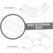 Hemoton 3pcs Egg Storage Box Eggs Food Tray Fridge Mustard Cutlery Tray Egg Holder Refrigerator Egg Cup Assorted Colorx3pcs 17.5x8.5x2cmx3pcs - Buy Online on GoSupps.com