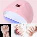 Mini 36W UV Nail Lamp with LED Display and Timer Setting - Portable Nail Dryer for Gel Polish Manicure & Pedicure - Buy Online on GoSupps.com