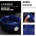 Awydky Ceramic Shaving Bowl - Dark Blue & Wide Mouth Design | Perfect for Men s Cream Shaving International Shipping Available - Buy Online on GoSupps.com