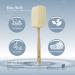 Bleu Bath 2 Pack Exfoliating Loofah Back Brush - 100% Natural Organic Luffa, Long Wooden Handle, for Men, Women, Sensitive Skin - Buy Online on GoSupps.com