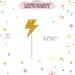 ROSTYAKZ 24pcs Lightning Cupcake Toppers for Baby Shower Lightning Sign Cupcake Toppers Gold Glitter Lightning Cake Decoration for Baby 1st Birthday Party Supplies - Buy Online on GoSupps.com