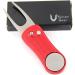 Vulcan Gear Metal Switchblade Divot Tool with Magnetic Ball Marker - Lightweight & Portable Red - Buy Online on GoSupps.com