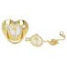 Buy Exquisite Golden Crown Letter J Rhinestone Pacifier with Chain Clip - International Shipping Available - Buy Online on GoSupps.com