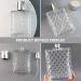 Lurrose 3pcs 100ml Square Perfume Bottles - Empty Glass Spray Atomizers for Perfume & Liquid | International Shipping - Buy Online on GoSupps.com