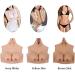 Knobco Soft Silicone Breasts - High Collar Fake Breasts for Mastectomy Weddings & Performances | XL H Cup - Ivory White - Buy Online on GoSupps.com