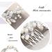 Silver Crystal Bridal Hair Comb - Rhinestone Wedding Headpiece for Women - Buy Online on GoSupps.com