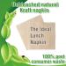 50 PCS Recycled Post-Consumer Compostable Eco Lunch Napkins - Disposable Dinner Napkin - Buy Online on GoSupps.com