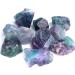 Minerals Stones Natural crystaller Rauer Rainbow Fluorite raw Stone Trailer Stone Ment Stone Crystal Stones Decoration Full of Texture 30-50mm Random Delivery