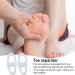 Manting Silicone Toe Spacers | Reusable Orthotic Toe Spreaders for Hammer Toe Relief & Smooths wavy Toes - Portable Comfort - Buy Online on GoSupps.com