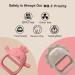 JUSONEY BABILY Bite Ring - 2 Pack Silicone Anti-Drop Toy for Babies 12+ Months - 3D Chicken & Triceratops Shape Finger Sucking Prevention Gloves - Buy Online on GoSupps.com