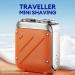 Beard Shaver Traveler Mini and Portable Suitcase Design Double-Ring Magnetic Cutter Men's Favorite Portable Mini Electrict Shaver PX7 Waterproof Razor Pocket Size USB Rechargeable (Sliver) - Buy Online on GoSupps.com