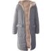 Women's Fleece Plush Jacket - Warm Fluffy Zippered Coat - Cozy Long Sleeve Winter Sweater - Breathable & Trendy Trench Coat in M - Buy Online on GoSupps.com