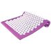 Acupressure mat for back whole body relaxation mat relax massage mat muscle relaxation purple/black 5830 color: purple