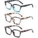MMOWW Oversized Reading Glasses for Women 3 Pack - Blue Light Blocking Computer Readers +1.5 x Magnification - Buy Online on GoSupps.com