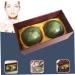 Jade Massage Balls - Hand Massage Baoding Balls for Stress Relief & Health | 2pcs Exercise Roller - Buy Online on GoSupps.com