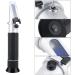 Garosa Automatic Temperature Compensation Refractometer - Portable 0-100% Salinity Meter for Aquariums & Marine Salt Concentration - Buy Online on GoSupps.com